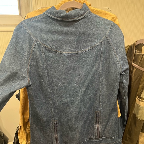Vintage Zip Up Denim Jacket - Picture 3 of 5